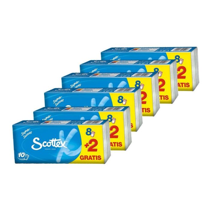 Pañuelos de Papel Scottex 3 capas (10 x 10 uds) 2