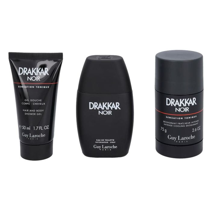 Set de Perfume Hombre Guy Laroche EDT Drakkar Noir 3 Piezas 2 Set de Perfume Hombre Guy Laroche EDT Drakkar Noir 3 Piezas 2