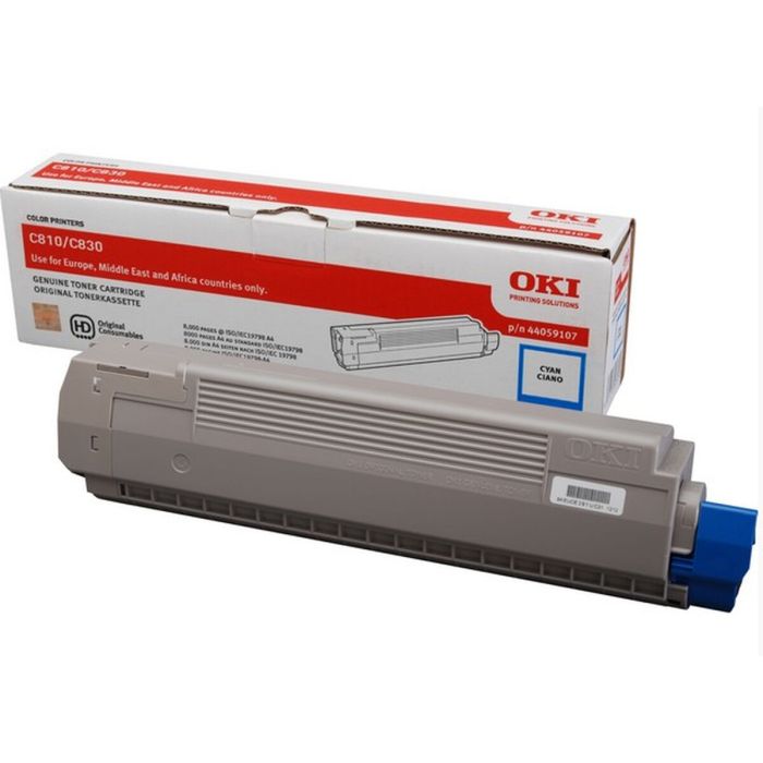 Oki C810-C830- Toner Cian 8K