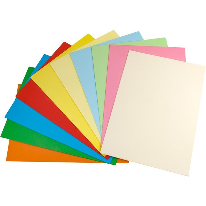 Papel Color Liderpapel A4 80 gr 25 Colores Surtidos Paquete De 100 Hojas 6