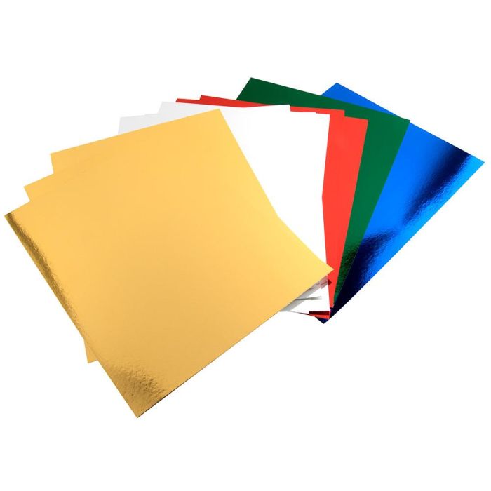 Bloc Trabajos Manuales Liderpapel Cartulina Metalizada 240x315 mm 10 Hojas Colores Surtidos 1