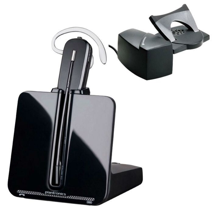 Poly Pack Auricular Inalámbrico Cs540 Con Descolgador Hl10 C- Micrófono Negro