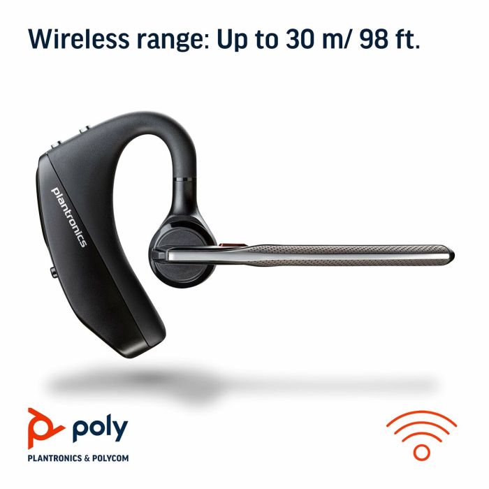 Auriculares con Micrófono Poly 206110-101 Negro 1 Auriculares con Micrófono Poly 206110-101 Negro 1