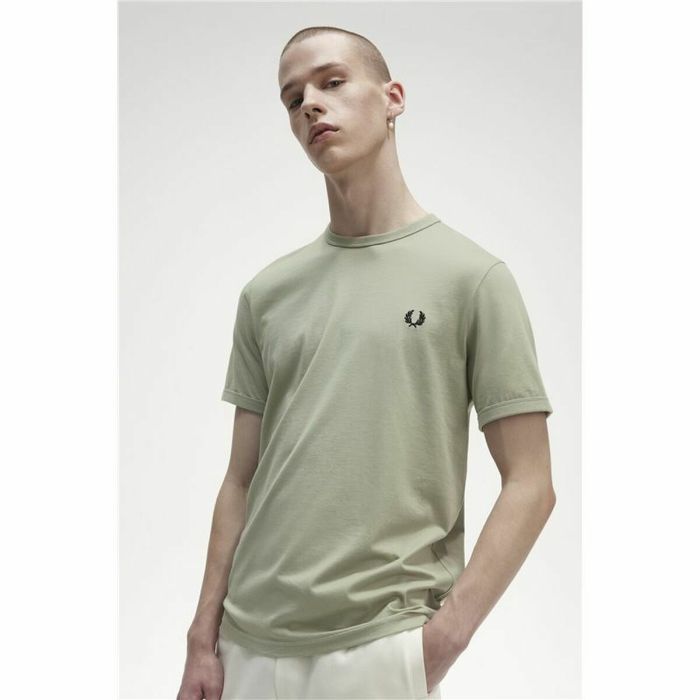 Camiseta Fred Perry Ringer  Gris 2
