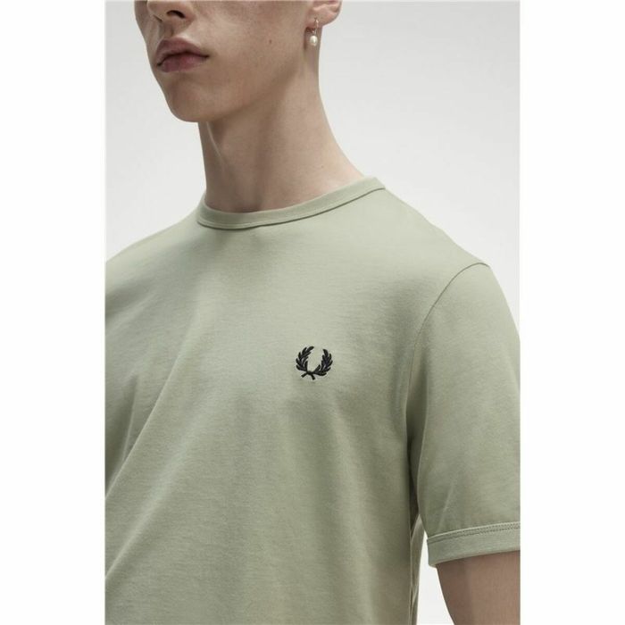Camiseta Fred Perry Ringer  Gris 1