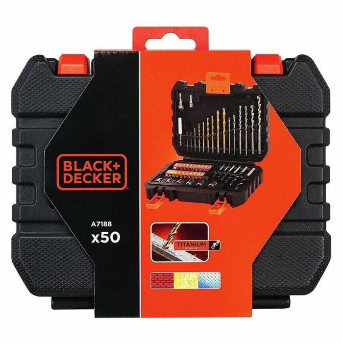 Set de brocas Black & Decker A7188-XJ Metal 50 Piezas 2