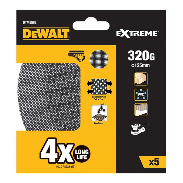 Discos de lija Dewalt DTM8562-QZ Ø 125 mm 320 g 5 Unidades 1