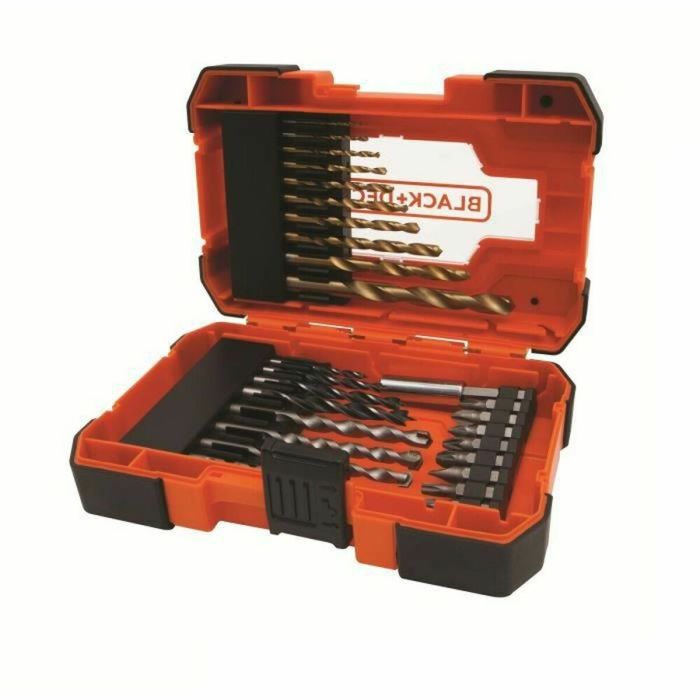 Set de brocas y puntas Black & Decker A7235-XJ Plástico 27 Piezas