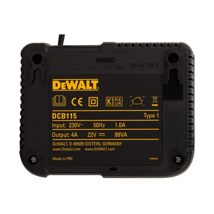 Batería de litio recargable Dewalt dcb115d2-qw 3