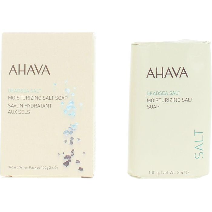 Ahava Pastilla jabón hidratante DEAD SEA SALT con minerales del mar Muerto 100 gr Ahava Pastilla jabón hidratante DEAD SEA SALT con minerales del mar Muerto 100 gr