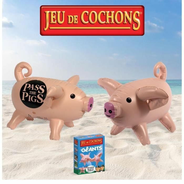 Hinchable Winning Moves Jeu de Cochons Geants (FR) 1