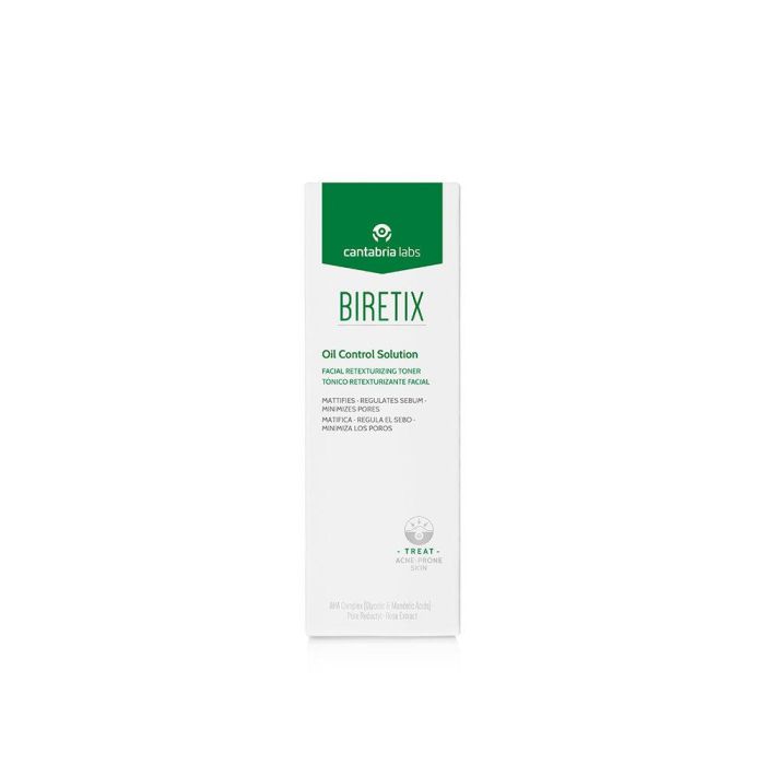 Biretix Oil control solution tónico retexturizante facial 100 ml 1