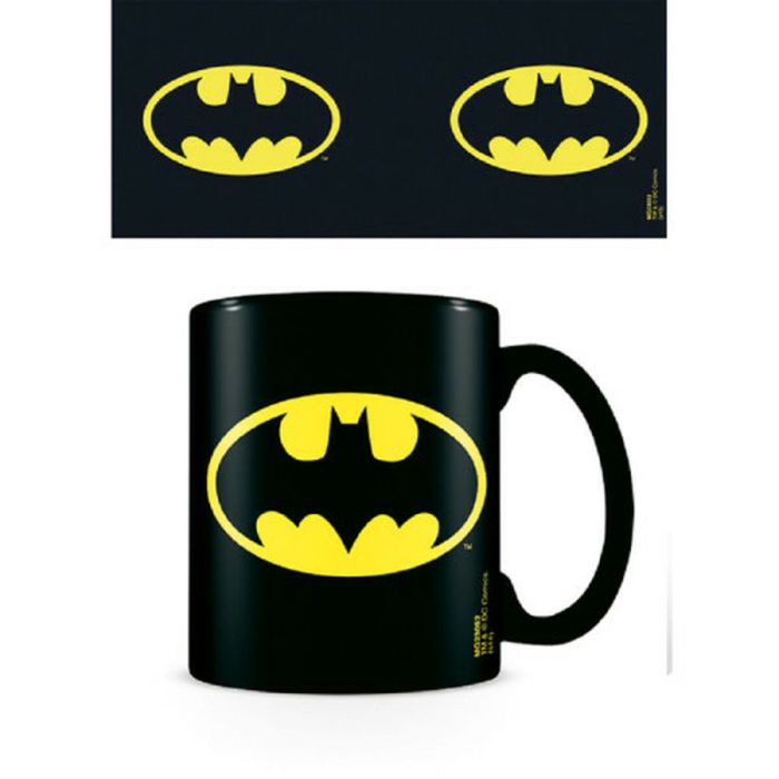 Taza Mug Batman MG23052 Amarillo Negro 315 ml 1