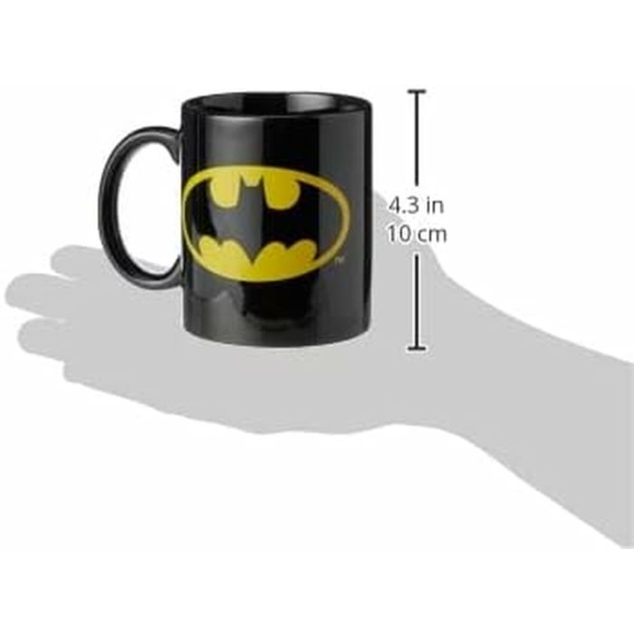 Taza Mug Batman MG23052 Amarillo Negro 315 ml 2