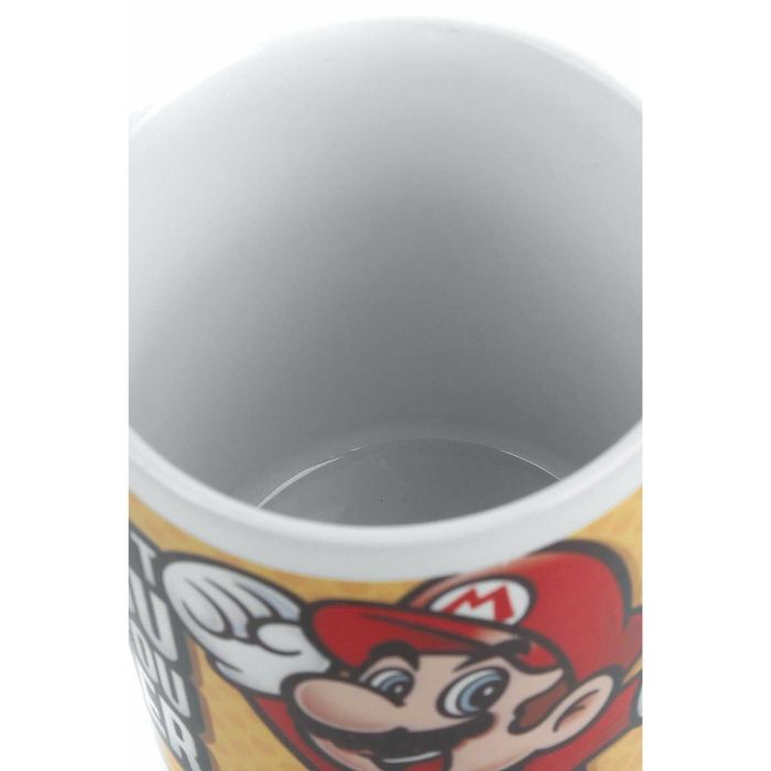 Taza Mug Super Mario MAKES YOU SMALLER Blanco 315 ml 2