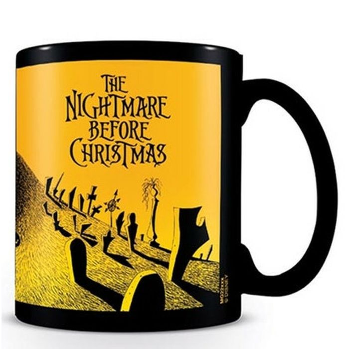 Taza Mug The Nightmare Before Christmas SCMG24622 Amarillo Negro 315 ml Navidad 5