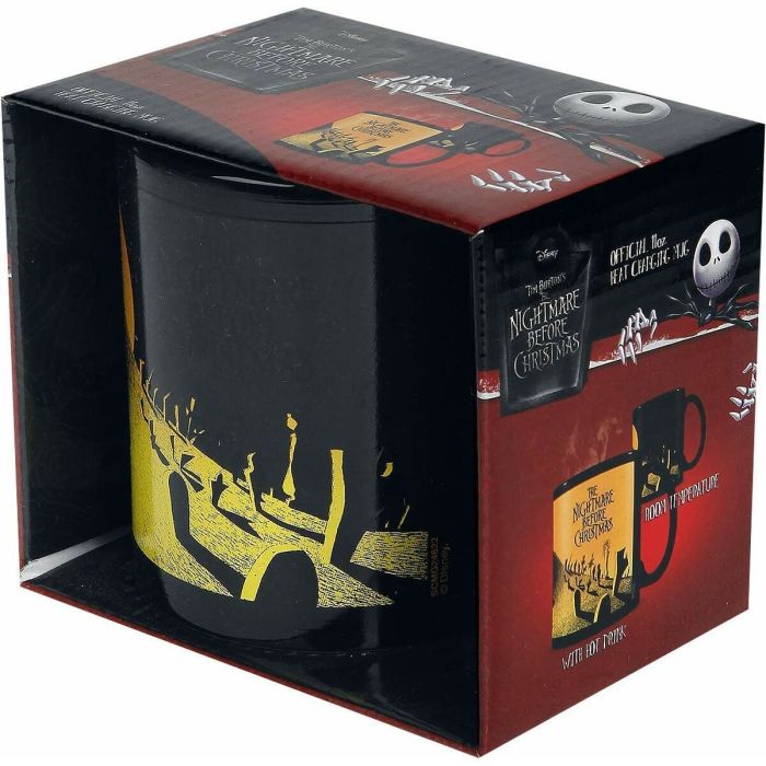 Taza Mug The Nightmare Before Christmas SCMG24622 Amarillo Negro 315 ml Navidad 1