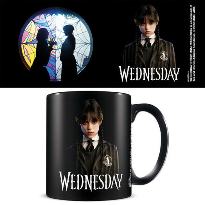 Taza Mug Wednesday Friendship Negro 315 ml 2