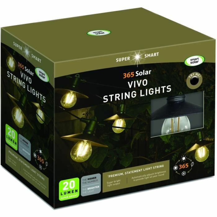 Guirnalda de Luces LED Super Smart Vivo 365 Solar 20 Lm 3