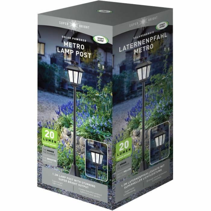 Farola Smart Garden Solar Exterior 130 cm 20 Lm 3