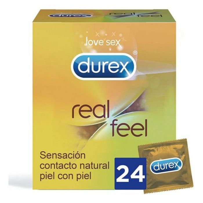 Preservativos Durex Real Feel (24 uds)