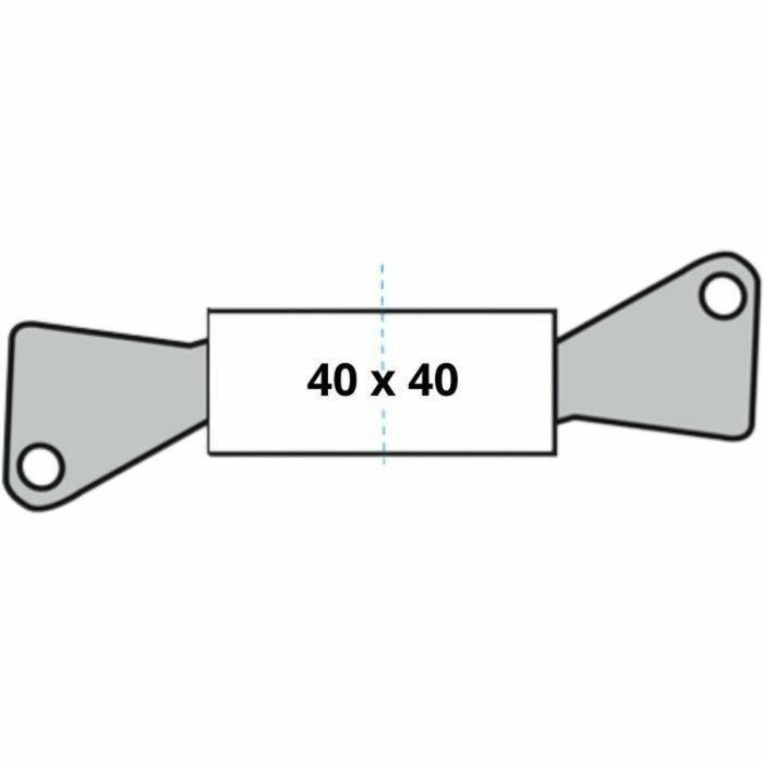 Cilindro de seguridad Yale 40 x 40 mm Latón 2 Cilindro de seguridad Yale 40 x 40 mm Latón 2