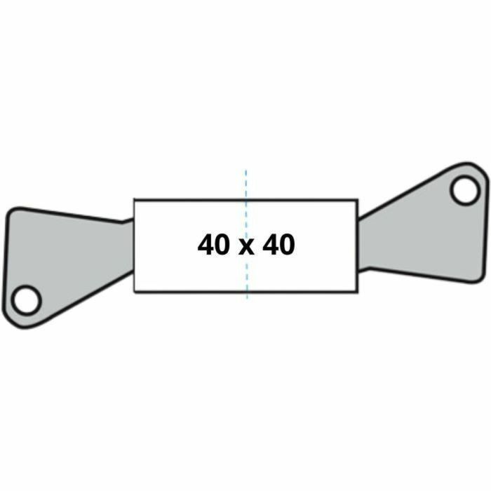 Cilindro de seguridad Yale 40 x 40 mm Latón 2