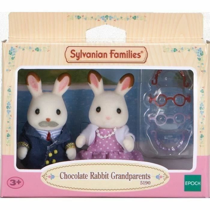 Figura de Acción Sylvanian Families 5190 Grandparents Rabbit Chocolate 1