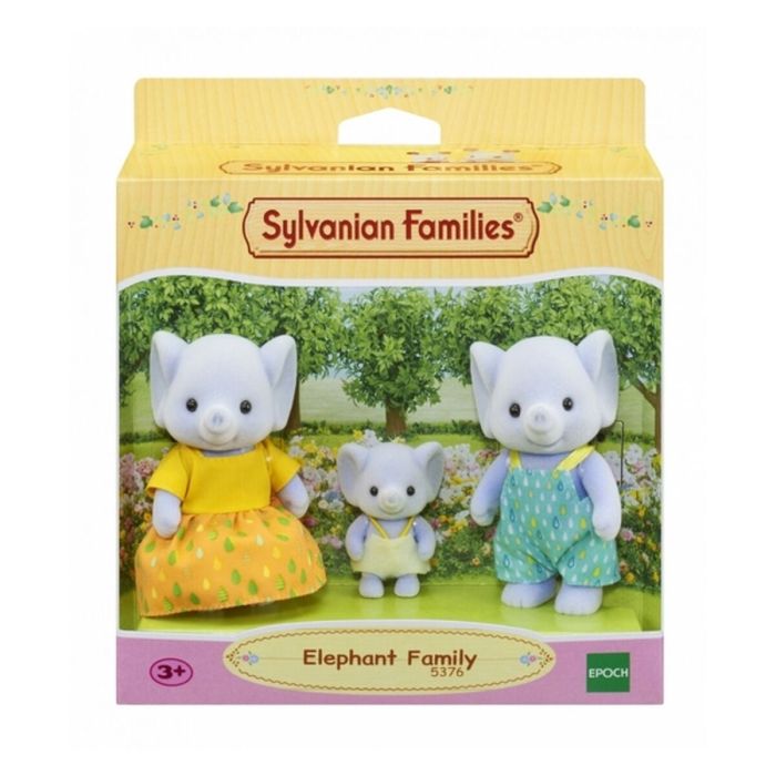 Muñecas   Sylvanian Families  5376 The Elephant Family           1