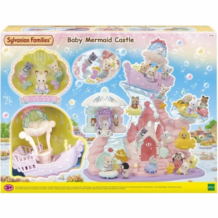 Figuras en miniatura - FAMILIAS SYLVANIAN - 5701 - El castillo de las sirenas