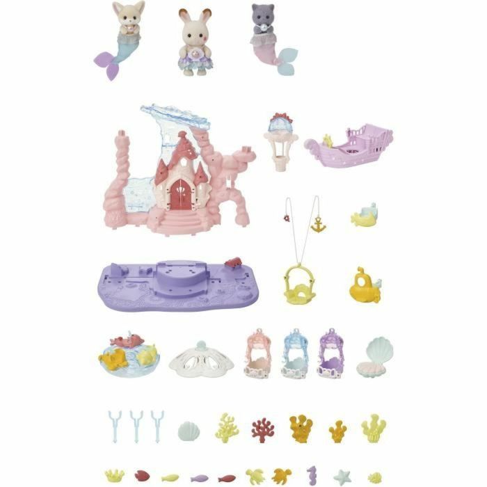 Set de juguetes Sylvanian Families Babie Mermaid Castle Plástico 5