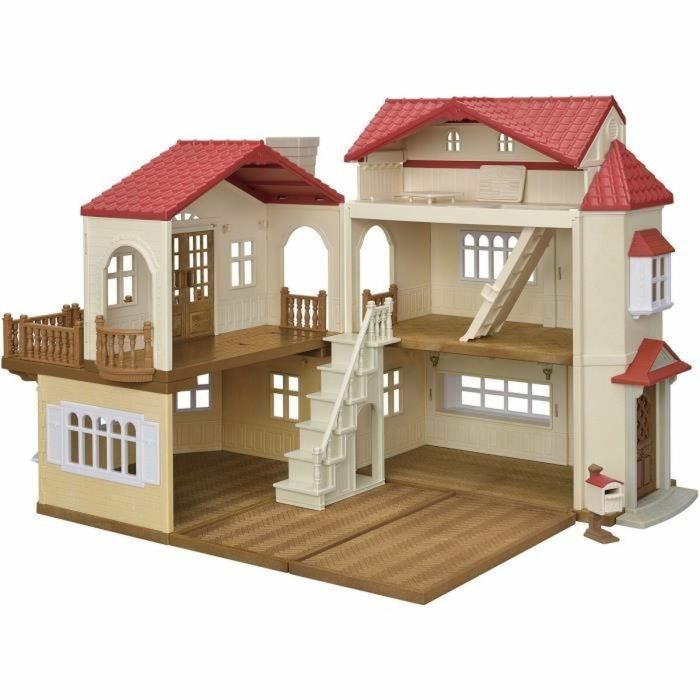 Playset Sylvanian Families Red Roof Country Home Casa de Miniatura Conejo 4