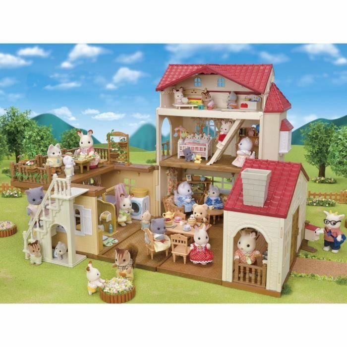 Playset Sylvanian Families Red Roof Country Home Casa de Miniatura Conejo 2