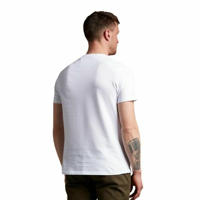Camiseta de Manga Corta Lyle & Scott V1-Plain Blanco Hombre 1