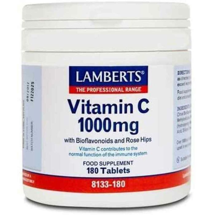 Cápsulas Lamberts Vitamina C (180 uds)