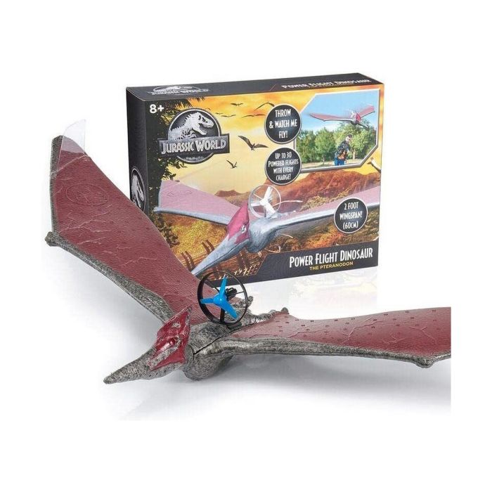 Figura jurassic world power flight dinosaur pteranadon 60 cm. hasta 30 vuelos con bateria cargada. Figura jurassic world power flight dinosaur pteranadon 60 cm. hasta 30 vuelos con bateria cargada.