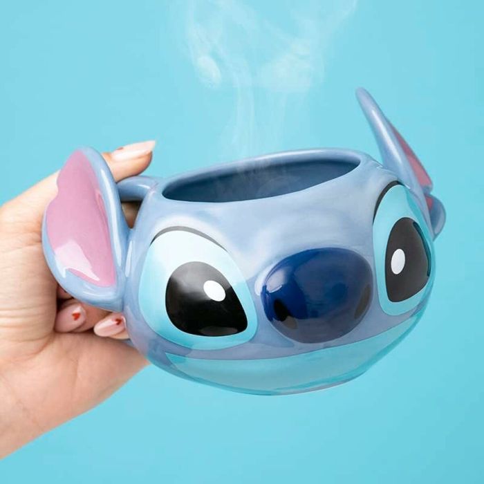 Taza Mug Stitch PP10506LS Azul Cerámica 3D 450 ml 2