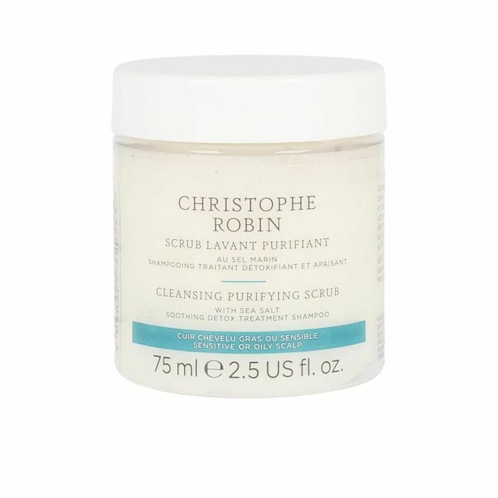 Exfoliante Capilar Christophe Robin Limpiador Sal (75 ml)