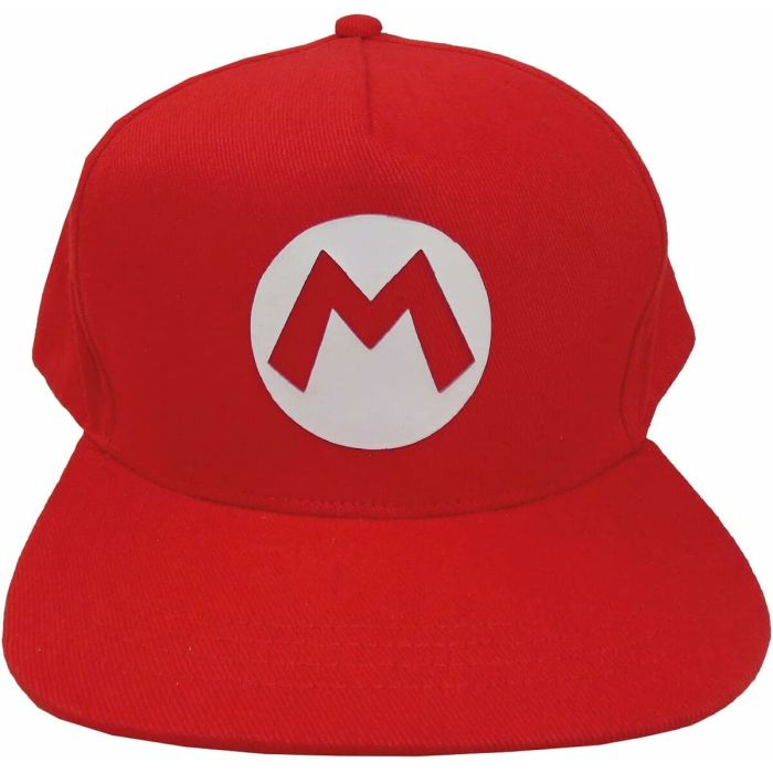 Gorra Unisex Super Mario Badge 58 cm Rojo Talla única 2