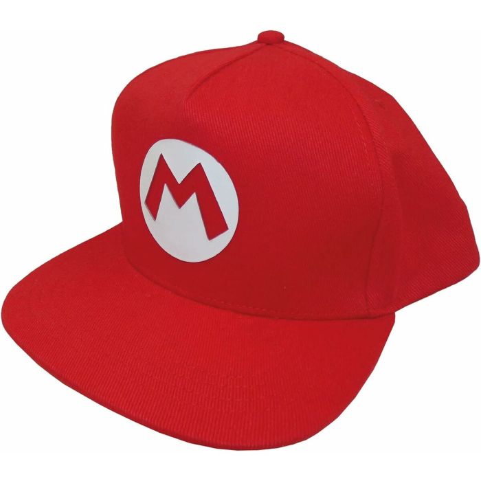 Gorra Unisex Super Mario Badge 58 cm Rojo Talla única 1