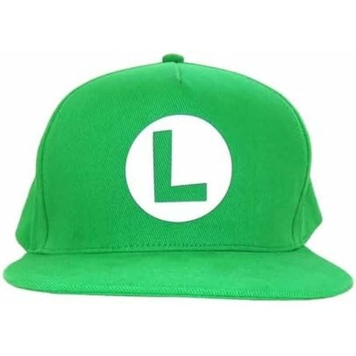 Gorra Unisex Super Mario Luigi Badge 58 cm Verde Talla única 3