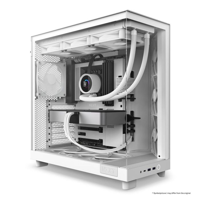 Caja Semitorre ATX NZXT H6 Air Flow Blanco 8