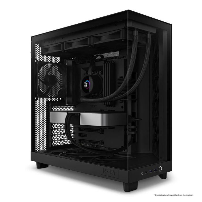 Caja Semitorre ATX NZXT H6 Air Flow Negro 2