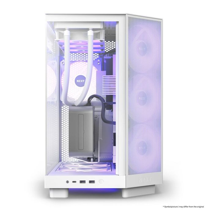 Caja Semitorre ATX NZXT H6 Air Flow Blanco 17