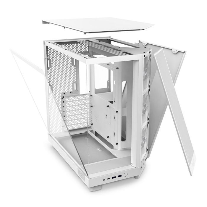 Caja Semitorre ATX NZXT H6 Air Flow Blanco 13