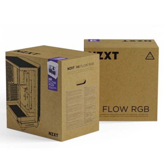 Caja Semitorre ATX NZXT H6 Air Flow Blanco 9