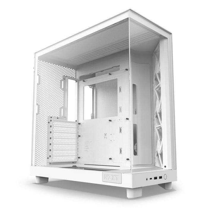 Caja Semitorre ATX NZXT H6 Air Flow Blanco 8