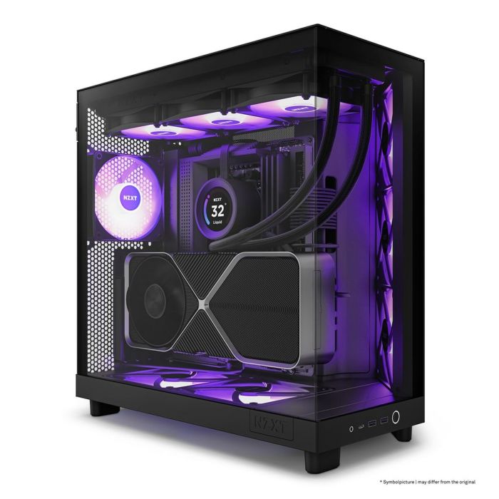 Caja Semitorre ATX NZXT H6 Air Flow Negro 11