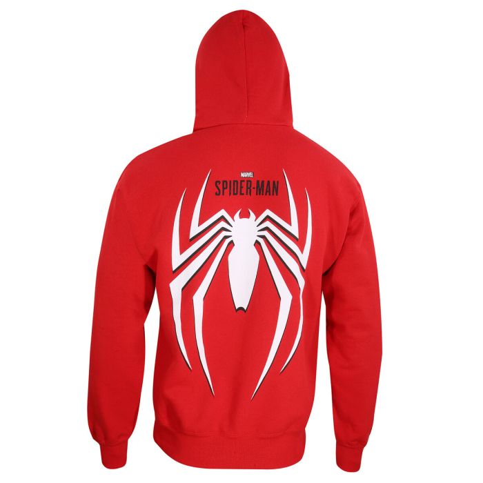 Sudadera con Capucha Unisex Spider-Man Spider Crest Rojo 2
