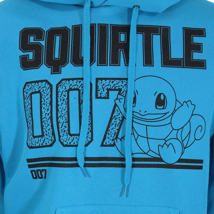 Sudadera con Capucha Unisex Pokémon Squirtle Line Art Azul 2